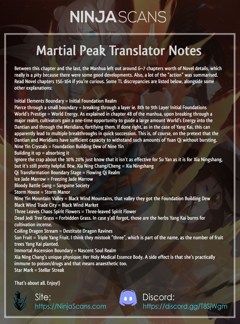 Martial Peak Manga Chapter 95